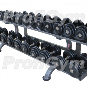 Обрезиненный гантельный ряд «Profigym»