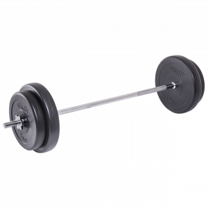 Штанга разборная BB-401, стальной гриф, пластиковые диски, 35 кг STARFIT