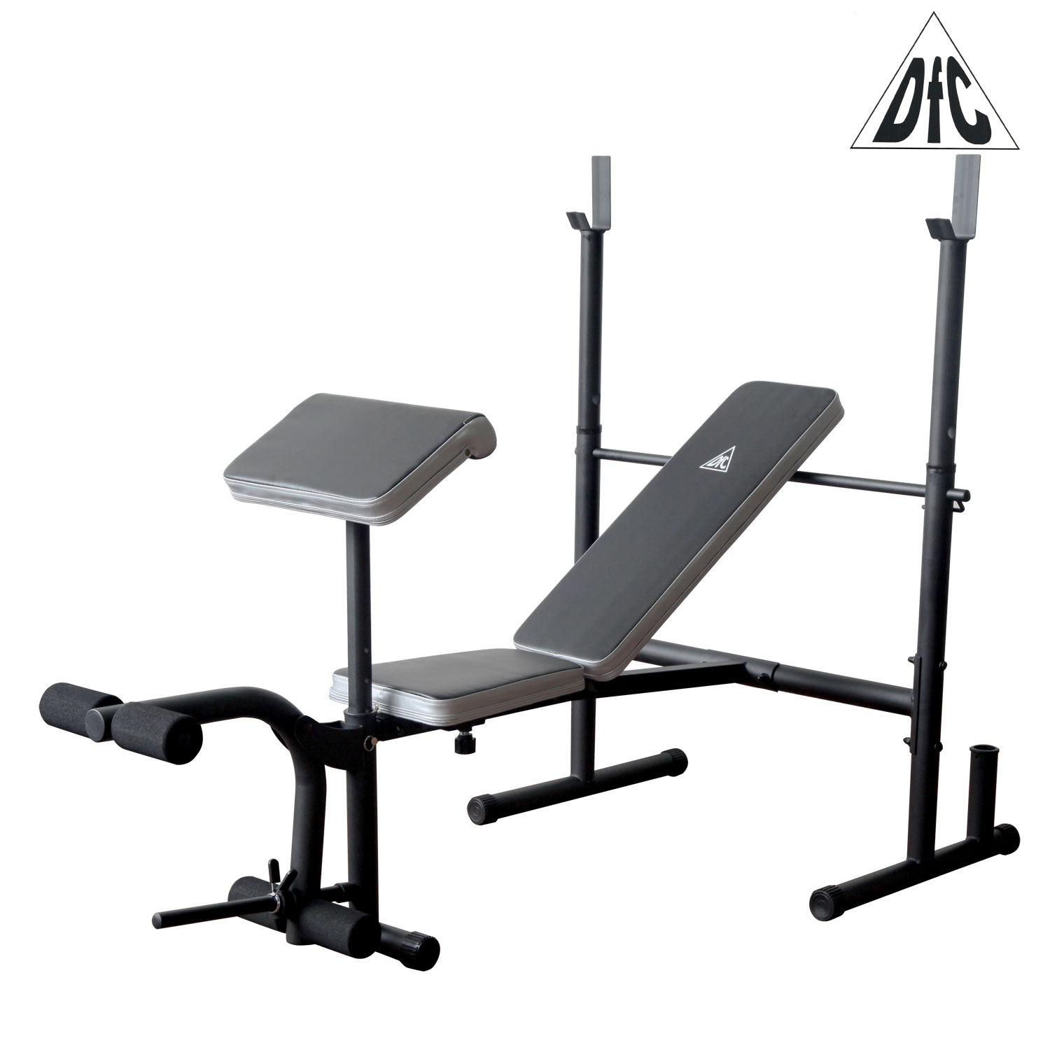 Скамья для жима штанги со стойками DFC D3802