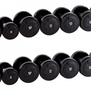 Гантельный ряд PROFI-FIT POWER 2,5 кг - 25 кг (10 пар), шаг 2,5 кг.