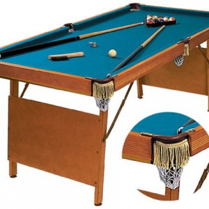 Бильярдный стол для пула «hobby» 6 ф