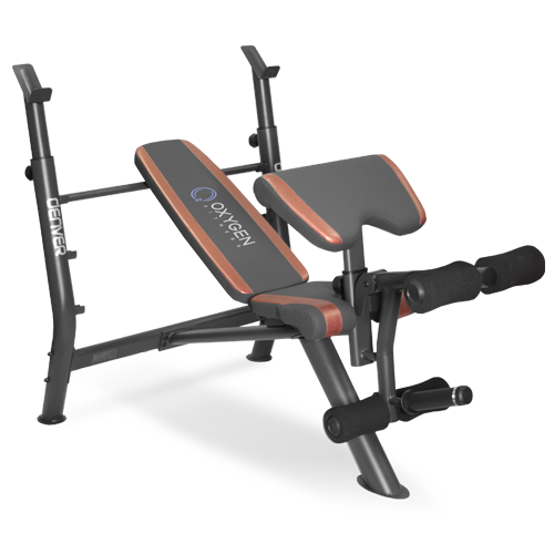 Скамья для жима штанги со стойками OXYGEN DENVER
