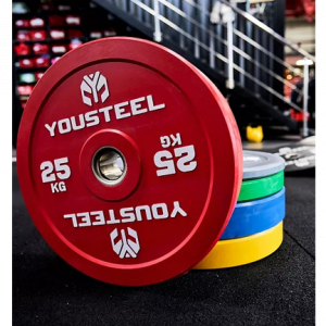 Диск EVO каучуковый 25 кг, красный