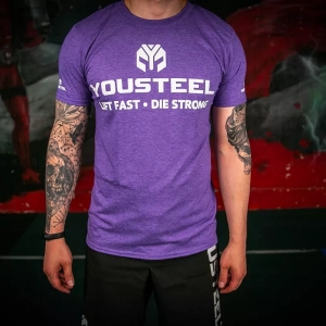 Футболка мужская YOUSTEEL TH, Пурпурный вереск (HP), XXL