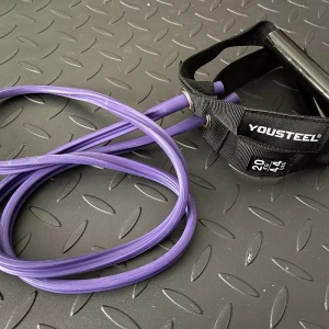 Эспандер с ручками 20 кг, фиолетовый