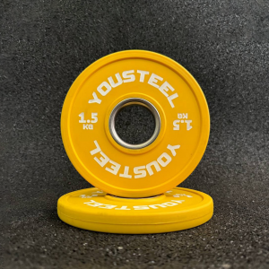 Малый диск 1.5 кг полиуретановый, желтый