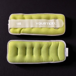 Утяжелители ANKLE WEIGHTS 1кг, пара