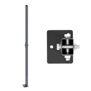 HARD Стойка 2465мм с отверстиями короткая , черная