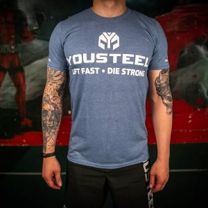 Футболка мужская YOUSTEEL TH, Индиго меланж (HI), XL
