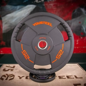 Диск TPU с ручками 25 кг