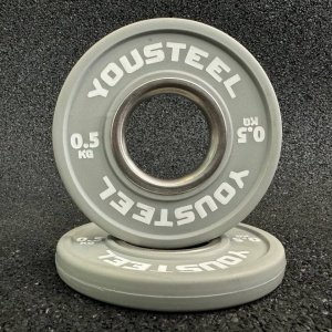 Малый диск 0.5 кг полиуретановый, серый