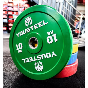 Диск EVO каучуковый 10 кг, зеленый