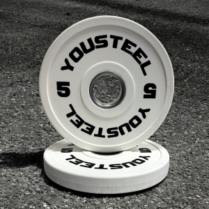 Малый диск 5 кг полиуретановый, белый