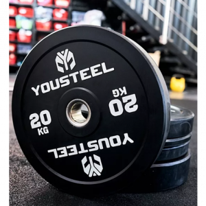 Диск EVO каучуковый 20 кг, чёрный