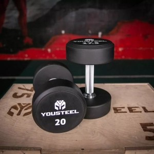 Гантель круглая 20 кг полиуретановая