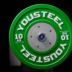 Диск соревновательный 10кг, зеленый