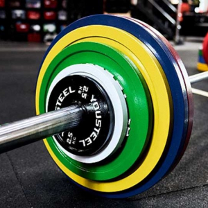 Стальной диск 20 кг, синий