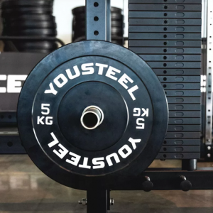 Диск каучуковый 5 кг, черный