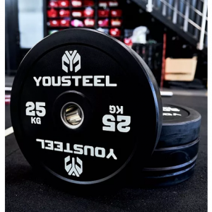 Диск EVO каучуковый 25 кг, чёрный