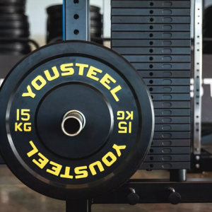 Диск каучуковый 15 кг, черный