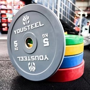 Диск EVO каучуковый 5 кг, серый