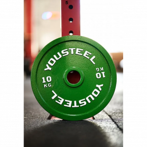 Стальной диск 10 кг, зеленый