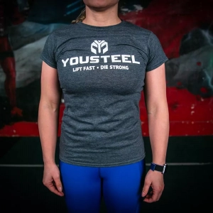 Футболка женская YOUSTEEL TH, Тём-серый вереск (DH), S