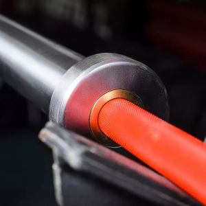 Гриф мужской XF-20, RED - CHROME, 20 кг