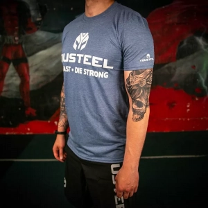 Футболка мужская YOUSTEEL TH, Индиго меланж (HI), XL