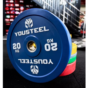 Диск EVO каучуковый 20 кг, синий