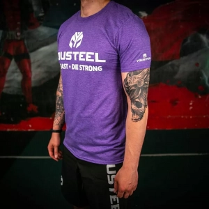 Футболка мужская YOUSTEEL TH, Пурпурный вереск (HP), XXL