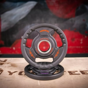 Диск TPU с ручками 2.5 кг