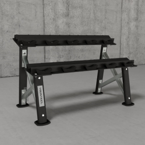 Стойка для фитнесс гантелей X-shape, на 5 пар