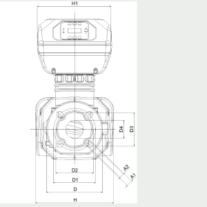 Насос циркуляционный с мокрым ротором и частотным регулированием DAB EVOPLUS B 180/280.50 M